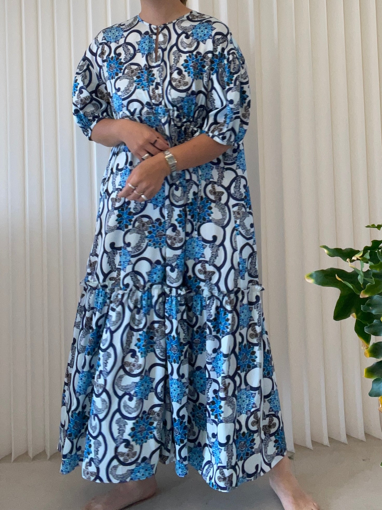 ティアードワンピース［ちむじゅん］